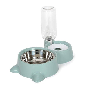 Planet Gates 200003722 Green Food Water Bottle Water Pet Dog Cat Feeding Bowls for Dogs Small Large Dogs Puppy Cat Drinking Bowl Dispenser Feeder Pet Product