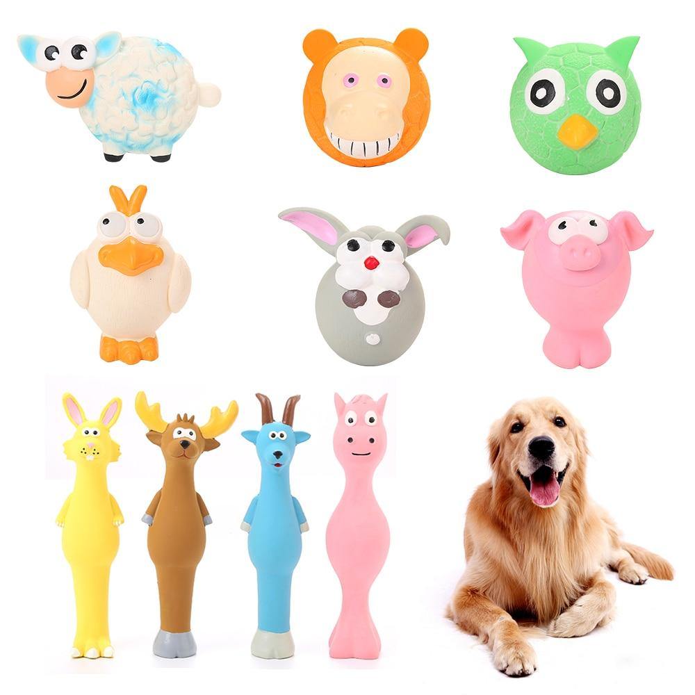Planet Gates 200003723 1PC Toy For Dogs Puppy Screaming Rubber Chicken Toy For Dogs Latex Squeak Squeaker Chew Training Pet Products