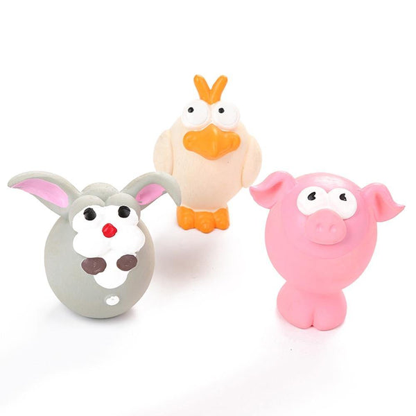 Planet Gates 200003723 1PC Toy For Dogs Puppy Screaming Rubber Chicken Toy For Dogs Latex Squeak Squeaker Chew Training Pet Products