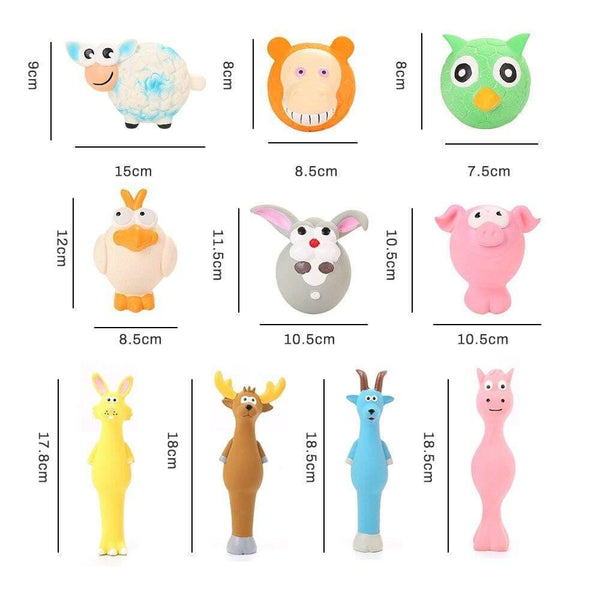 Planet Gates 200003723 1PC Toy For Dogs Puppy Screaming Rubber Chicken Toy For Dogs Latex Squeak Squeaker Chew Training Pet Products