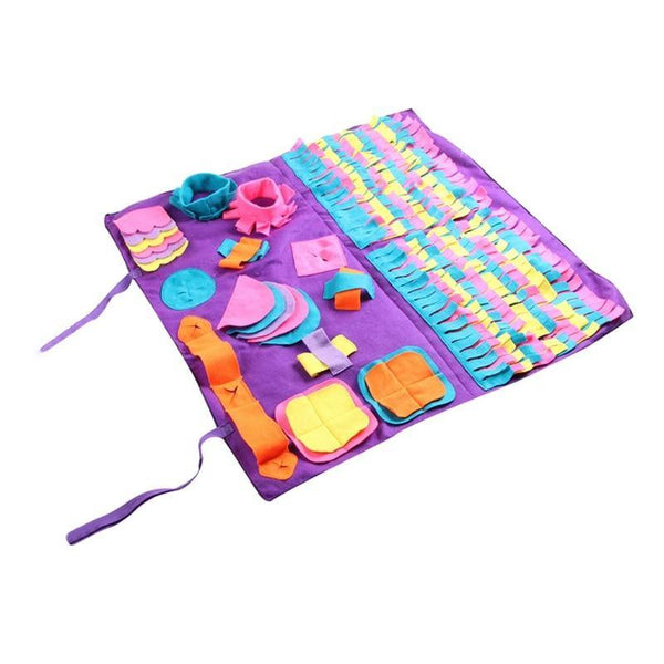 Planet Gates 200003723 90x90cm Pet Dog Toys Sniffing Mat Find Food Training Blanket Play Toy Dog Mat For Relieve Stress Puzzle Sniffing Mat Pad Pet Products