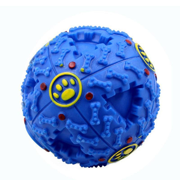 Planet Gates 200003723 Blue / 70mm Diameter Monster Squeak Interactive Pet Food Dispenser Dog Toys Ball For Kids Pitbull Golden Retriever Popular Toys Animals Game Products