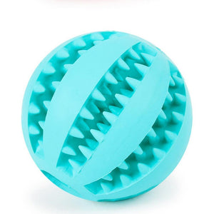 Planet Gates 200003723 Blue / M  Diameter 7CM Toys For Dogs Rubber Dog Ball For Puppy Funny Dog Toys For Pet Puppies Large Dogs Tooth Cleaning Snack Ball Toy For Pet Products
