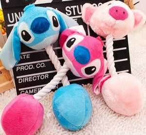 Planet Gates 200003723 Cartoon Pet Product Plush Toys Dog Toys Cats Cute Biting Rope Sound Toys For Small Large Dog Juguete Perro Drop  Dog Toy Plush
