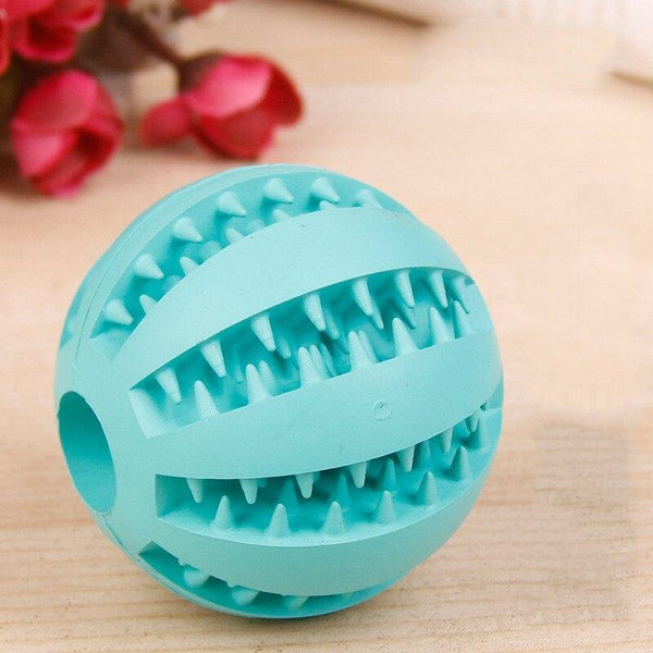 Planet Gates 200003723 Cyan / 5cm Pet Dog Toys Toy Funny Interactive Elasticity Ball Dog Chew Toy For Dog Tooth Clean Ball Of Food Extra-tough Rubber Ball