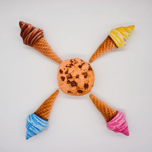 Planet Gates 200003723 Funny Squeaky Toys For Small Medium Dogs Puppy Bite Resistant Simulated Dog Toy Meat Seafood Ice Cream Series Pet Product