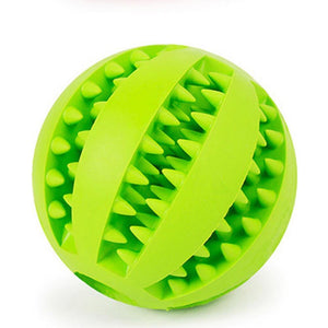 Planet Gates 200003723 Green / M  Diameter 7CM Toys For Dogs Rubber Dog Ball For Puppy Funny Dog Toys For Pet Puppies Large Dogs Tooth Cleaning Snack Ball Toy For Pet Products