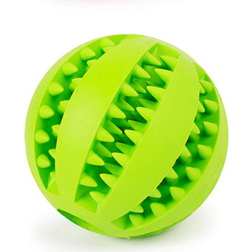 Planet Gates 200003723 Green / M  Diameter 7CM Toys For Dogs Rubber Dog Ball For Puppy Funny Dog Toys For Pet Puppies Large Dogs Tooth Cleaning Snack Ball Toy For Pet Products