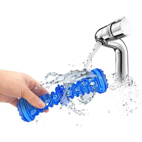 Planet Gates 200003723 Large Dog Bone Rubber Pet Toy Sound Strong Bite-Resistant Pets Teethbrush Toys Train Teeth Clean Chewing Perros Accessories