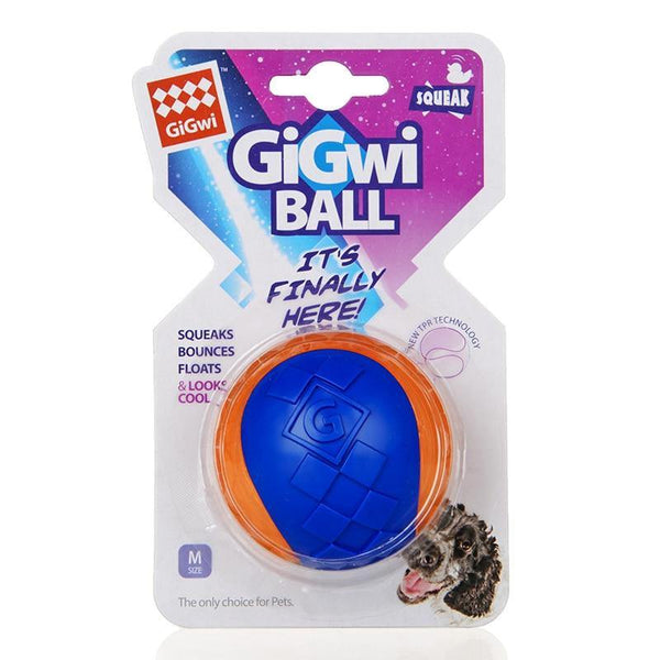 Planet Gates 200003723 Pet Dog Puppy Squeaky Chew Toy Sound Pure Natural Non-toxic Rubber Outdoor Play Small Big Dog Funny Ball