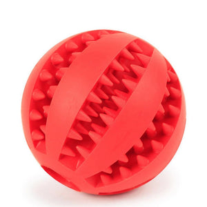 Planet Gates 200003723 Red / M  Diameter 7CM Toys For Dogs Rubber Dog Ball For Puppy Funny Dog Toys For Pet Puppies Large Dogs Tooth Cleaning Snack Ball Toy For Pet Products