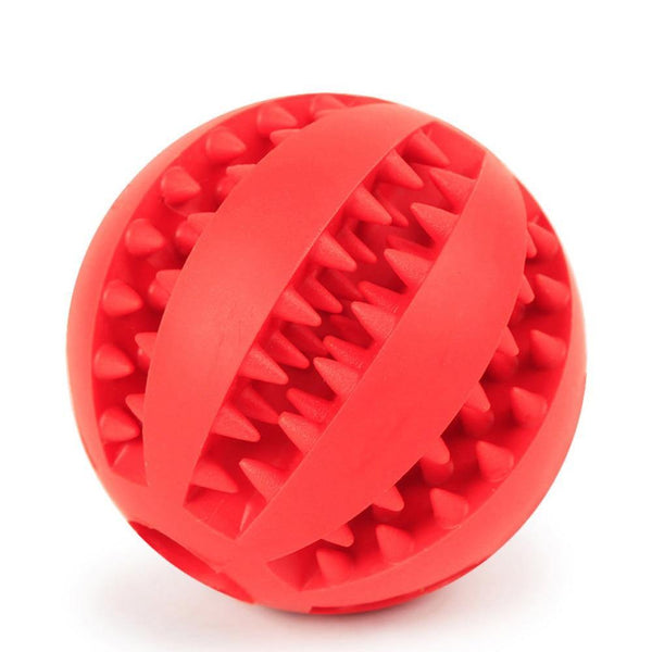 Planet Gates 200003723 Red / M  Diameter 7CM Toys For Dogs Rubber Dog Ball For Puppy Funny Dog Toys For Pet Puppies Large Dogs Tooth Cleaning Snack Ball Toy For Pet Products