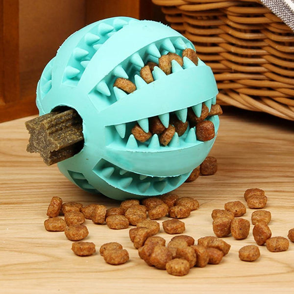 Planet Gates 200003723 Toys For Dogs Rubber Dog Ball For Puppy Funny Dog Toys For Pet Puppies Large Dogs Tooth Cleaning Snack Ball Toy For Pet Products