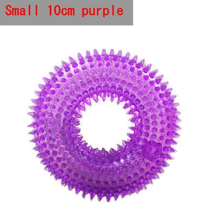 Planet Gates 200003723 violet / Large 12cm Pet Toy Biting Sound Toy Ball Large Dog Golden Hair With Thorn TPR Dog Toy Cleaning Teeth Grinding Dog Toy