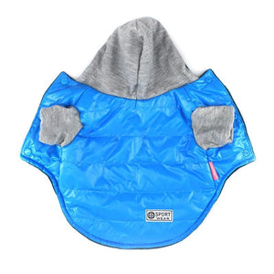 Planet Gates 200003735 Blue / 8 5 Colors Winter Pet Dog Jacket Coat Thickening Warm Puppy Dog Clothes With Hood Size 8-18
