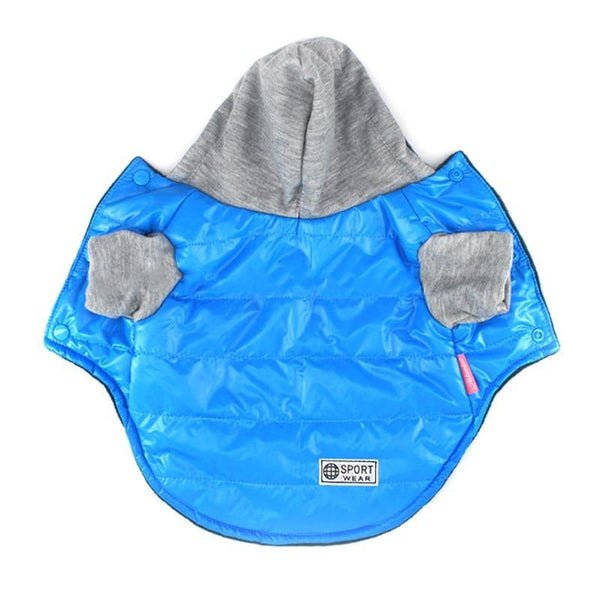 Planet Gates 200003735 Blue / 8 5 Colors Winter Pet Dog Jacket Coat Thickening Warm Puppy Dog Clothes With Hood Size 8-18