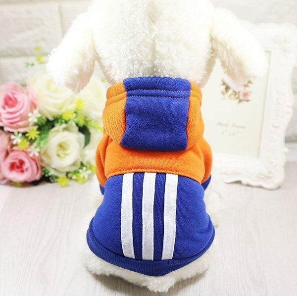 Planet Gates 200003735 Blue stripes / XS Pet Products Dog Clothing Coat Jacket Hoodie Sweaters Cat Dog Clothes For Dogs Yorkies Small Pet Costume Overalls For Dogs