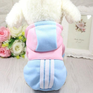 Planet Gates 200003735 Light blue stripes / XS Pet Products Dog Clothing Coat Jacket Hoodie Sweaters Cat Dog Clothes For Dogs Yorkies Small Pet Costume Overalls For Dogs