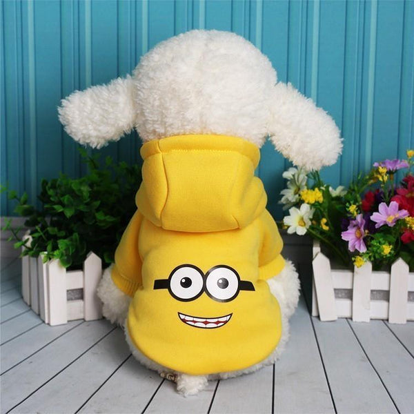 Planet Gates 200003735 Minions / XS Pet Products Dog Clothing Coat Jacket Hoodie Sweaters Cat Dog Clothes For Dogs Yorkies Small Pet Costume Overalls For Dogs