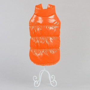 Planet Gates 200003735 orange-sleeveless / XS Dog Clothes Winter French Bulldog Dog Clothes For Small Dog Cotton Padded Warm Outfit  Coat Jacket  For Chihuahua Pet Clothes