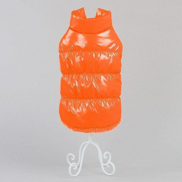 Planet Gates 200003735 orange-sleeveless / XS Dog Clothes Winter French Bulldog Dog Clothes For Small Dog Cotton Padded Warm Outfit  Coat Jacket  For Chihuahua Pet Clothes