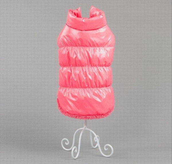 Planet Gates 200003735 pink-sleeveless / XS Dog Clothes Winter French Bulldog Dog Clothes For Small Dog Cotton Padded Warm Outfit  Coat Jacket  For Chihuahua Pet Clothes