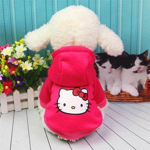 Planet Gates 200003735 Red KT / XS Pet Products Dog Clothing Coat Jacket Hoodie Sweaters Cat Dog Clothes For Dogs Yorkies Small Pet Costume Overalls For Dogs