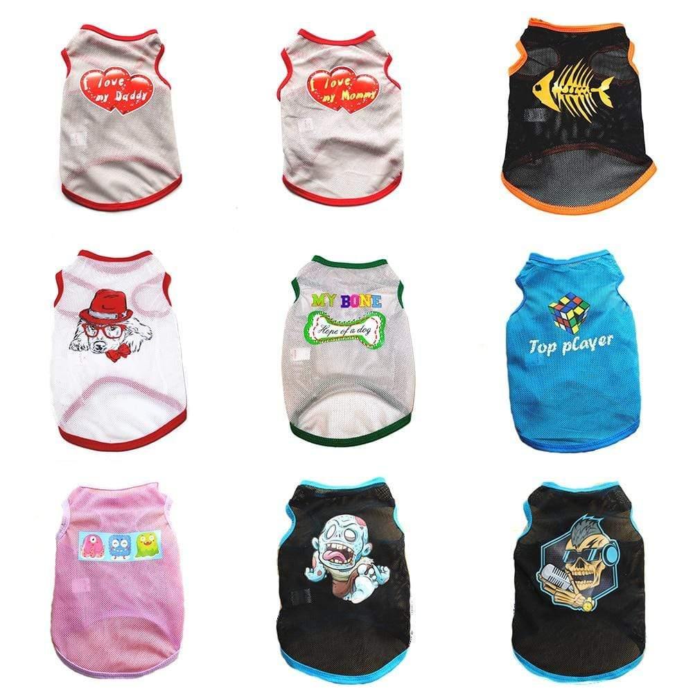 Planet Gates 200003735 Summer Cheap Designer Dog Clothes For Small Dogs Frenchie Bulldog Clothes For Dogs York Pug Pet Dog Clothes T-shirt Pet Products