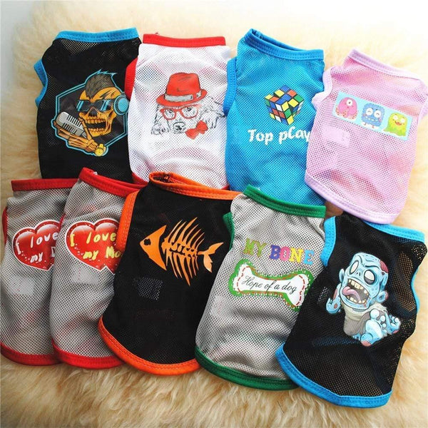 Planet Gates 200003735 Summer Cheap Designer Dog Clothes For Small Dogs Frenchie Bulldog Clothes For Dogs York Pug Pet Dog Clothes T-shirt Pet Products