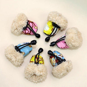 Planet Gates 200003739 4pcs Winter Thick Warm Pet Dog Shoes Anti-slip Waterproof Rain Snow Boots Footwear For Puppy Dog Socks Booties Pet Paw Care