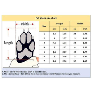 Planet Gates 200003739 4pcs Winter Thick Warm Pet Dog Shoes Anti-slip Waterproof Rain Snow Boots Footwear For Puppy Dog Socks Booties Pet Paw Care