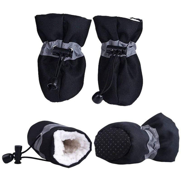 Planet Gates 200003739 B2 / 1 4pcs Winter Thick Warm Pet Dog Shoes Anti-slip Waterproof Rain Snow Boots Footwear For Puppy Dog Socks Booties Pet Paw Care