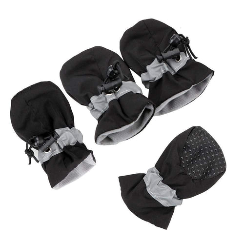 Planet Gates 200003739 Black / 1 Antiskid Puppy Shoes Waterproof Soft Pet Paw Care 4pcs Soft-soled Dog Shoes Pet Product  Pet Accessories