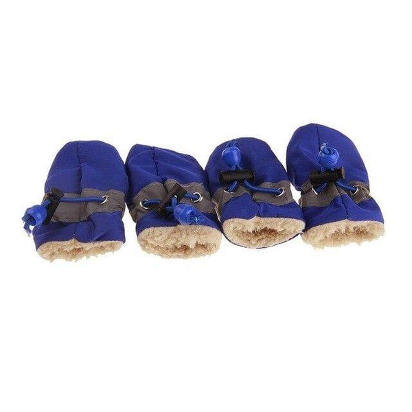 Planet Gates 200003739 Thickened  Blue / XS 4pcs Antiskid Puppy Shoes Soft-soled Pet Dog Shoes Waterproof Small Dog Prewalkers Soft Pet Products Supplies Pet Paw Care New