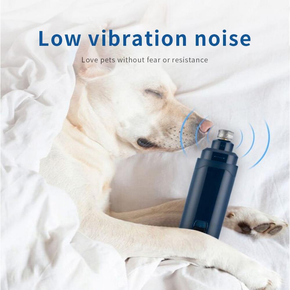 Planet Gates 200003741 Dog Nail Clippers Electric Pet Nail Scissors Grinder For Dog Cat Claw Grooming Trimmer Cutters Beauty Nail Mill Pet Supplies N10 (Blue)