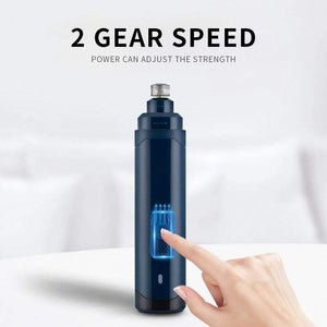 Planet Gates 200003741 Dog Nail Clippers Electric Pet Nail Scissors Grinder For Dog Cat Claw Grooming Trimmer Cutters Beauty Nail Mill Pet Supplies N10 (Blue)