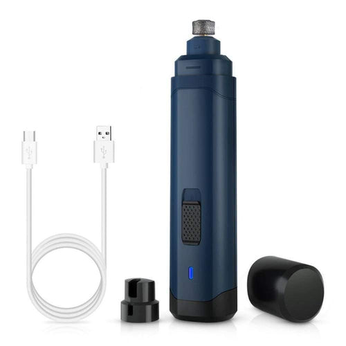 Planet Gates 200003741 Dog Nail Clippers Electric Pet Nail Scissors Grinder For Dog Cat Claw Grooming Trimmer Cutters Beauty Nail Mill Pet Supplies N10 (Blue)