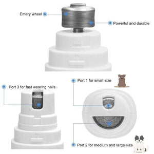 Planet Gates 200003741 Electric Pet Nail Grinder File Trimmer Pro Grooming Tool Dogs Cats Claw Paws Clipper