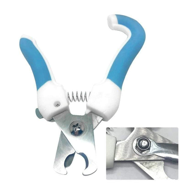 Planet Gates 200003741 Professional Pet Cat Dog Nail Clipper Cutter Stainless Steel Grooming Scissors Clippers Claw Nail Scissors With Lock (Blue 14x6cm)