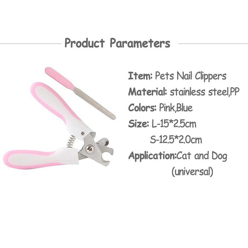 Planet Gates 200003741 Professional Pet Dog Cat Nail Clipper Trimmer Stainless Steel Nail Clippers Cutter Scissors For Dogs Cats Animals Pet Grooming