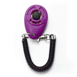 Planet Gates 200003746 10 Pet Trainer Pet Dog Training Clicker Adjustable Sound Key Chain And Wrist Strap Doggy Train Click Pet Products