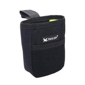 Planet Gates 200003746 Black Outdoor Portable Training Dog Snack Bag Pet Supplies Strong Wear Resistance Large Capacity Puppy Products Waist Bag Durable