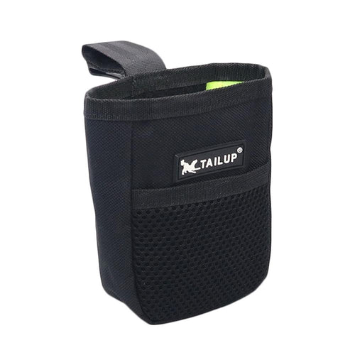 Planet Gates 200003746 Black Outdoor Portable Training Dog Snack Bag Pet Supplies Strong Wear Resistance Large Capacity Puppy Products Waist Bag Durable