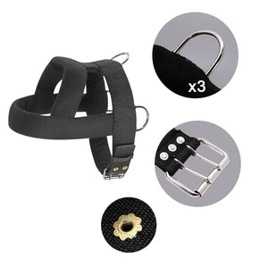 Planet Gates 200003746 Dog Weight Pulling Harness Soft Padded Dogs Harnesses Pitbull K9 Large Dogs Training Harness Pet Agility Products