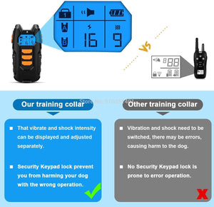 Planet Gates 200003746 Dogreat Electric Dog Training Collar Shock Pet Remote Control Waterproof Rechargeable For All Size Vibration Bark Stop Collars