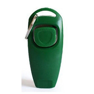 Planet Gates 200003746 Green Pet Dog Whistle And Clicker Puppy Stop Barking Training Aid Tool Clicker Portable Trainer Pet Products Supplies