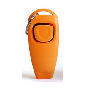 Planet Gates 200003746 Orange Pet Dog Whistle And Clicker Puppy Stop Barking Training Aid Tool Clicker Portable Trainer Pet Products Supplies