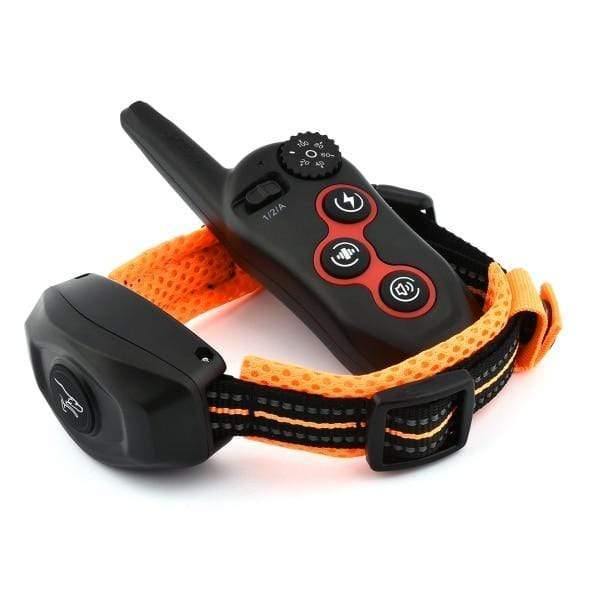 Planet Gates 200003746 Orange / S 23-33cm Dog Neck / US Plug 2 In 1 Dog Training Collar & Anti Bark Collar 400M Rechargeable Dog Electric Collar Waterproof Remote Dog Pet Product