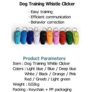 Planet Gates 200003746 Pet Dog Whistle And Clicker Puppy Stop Barking Training Aid Tool Clicker Portable Trainer Pet Products Supplies