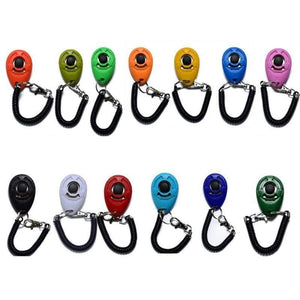 Planet Gates 200003746 Pet Trainer Pet Dog Training Clicker Adjustable Sound Key Chain And Wrist Strap Doggy Train Click Pet Products